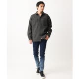 【在庫限り/ゆったりサイズ/洗える】ブラッシュドメルトンCPOシャツ | MK MICHEL KLEIN homme | 詳細画像29