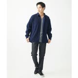 【在庫限り/ゆったりサイズ/洗える】ブラッシュドメルトンCPOシャツ | MK MICHEL KLEIN homme | 詳細画像3