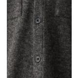 【在庫限り/ゆったりサイズ/洗える】ブラッシュドメルトンCPOシャツ | MK MICHEL KLEIN homme | 詳細画像30