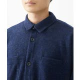 【在庫限り/ゆったりサイズ/洗える】ブラッシュドメルトンCPOシャツ | MK MICHEL KLEIN homme | 詳細画像8