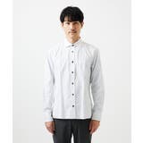 【洗える/日本製生地使用】シャドーバイヤスストライプシャツ | MK MICHEL KLEIN homme | 詳細画像39