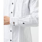 【洗える/日本製生地使用】シャドーバイヤスストライプシャツ | MK MICHEL KLEIN homme | 詳細画像44