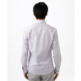 【洗える/日本製生地使用】シャドーバイヤスストライプシャツ | MK MICHEL KLEIN homme | 詳細画像5