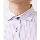 【洗える/日本製生地使用】シャドーバイヤスストライプシャツ | MK MICHEL KLEIN homme | 詳細画像7