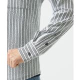 【洗える】ストライプジャージーシャツ | MK MICHEL KLEIN homme | 詳細画像10