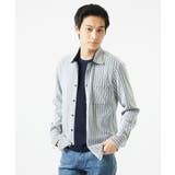 【洗える】ストライプジャージーシャツ | MK MICHEL KLEIN homme | 詳細画像3