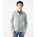 【洗える】ストライプジャージーシャツ | MK MICHEL KLEIN homme | 詳細画像6