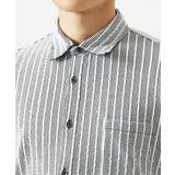 【洗える】ストライプジャージーシャツ | MK MICHEL KLEIN homme | 詳細画像9