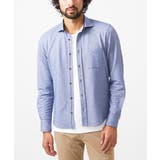 ブルー(55) | 【洗える】PARINEカノコシャツ | MK MICHEL KLEIN homme