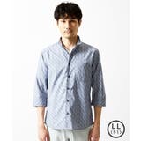 【日本製生地使用】シャドーバイヤスストライプ七分袖シャツ | MK MICHEL KLEIN homme | 詳細画像10