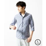 【日本製生地使用】シャドーバイヤスストライプ七分袖シャツ | MK MICHEL KLEIN homme | 詳細画像14