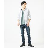 【日本製生地使用】シャドーバイヤスストライプ七分袖シャツ | MK MICHEL KLEIN homme | 詳細画像24