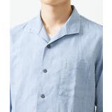 【洗える】フレンチリネンドビースタンドカラーシャツ | MK MICHEL KLEIN homme | 詳細画像17
