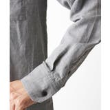 【洗える】フレンチリネンドビースタンドカラーシャツ | MK MICHEL KLEIN homme | 詳細画像28
