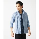 【洗える】フレンチリネンドビースタンドカラーシャツ | MK MICHEL KLEIN homme | 詳細画像7