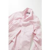 ピンク | 【洗える】フレンチリネンドビースタンドカラーシャツ | MK MICHEL KLEIN homme