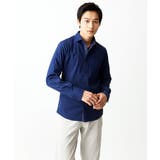 【WEB限定】日本製素材使用 リバーストライプ長袖シャツ/ | MK MICHEL KLEIN homme | 詳細画像16