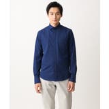 【WEB限定】日本製素材使用 リバーストライプ長袖シャツ/ | MK MICHEL KLEIN homme | 詳細画像2