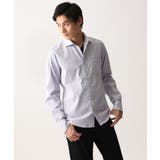 【WEB限定】日本製素材使用 リバーストライプ長袖シャツ/ | MK MICHEL KLEIN homme | 詳細画像20