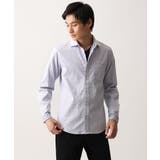 【WEB限定】日本製素材使用 リバーストライプ長袖シャツ/ | MK MICHEL KLEIN homme | 詳細画像21