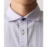 【WEB限定】日本製素材使用 リバーストライプ長袖シャツ/ | MK MICHEL KLEIN homme | 詳細画像26