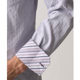 【WEB限定】日本製素材使用 リバーストライプ長袖シャツ/ | MK MICHEL KLEIN homme | 詳細画像30