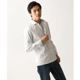 【WEB限定】日本製素材使用 リバーストライプ長袖シャツ/ | MK MICHEL KLEIN homme | 詳細画像37