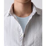 【WEB限定】日本製素材使用 リバーストライプ長袖シャツ/ | MK MICHEL KLEIN homme | 詳細画像39