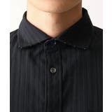 【WEB限定】日本製素材使用 リバーストライプ長袖シャツ/ | MK MICHEL KLEIN homme | 詳細画像49