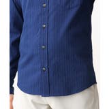 【WEB限定】日本製素材使用 リバーストライプ長袖シャツ/ | MK MICHEL KLEIN homme | 詳細画像6