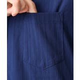 【WEB限定】日本製素材使用 リバーストライプ長袖シャツ/ | MK MICHEL KLEIN homme | 詳細画像8