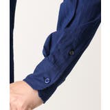 【WEB限定】日本製素材使用 リバーストライプ長袖シャツ/ | MK MICHEL KLEIN homme | 詳細画像9