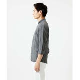 【洗える】楊柳ストライプ七分袖シャツ | MK MICHEL KLEIN homme | 詳細画像22