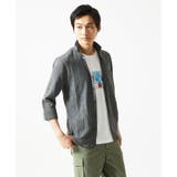 【洗える】楊柳ストライプ七分袖シャツ | MK MICHEL KLEIN homme | 詳細画像29