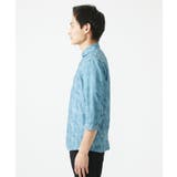 【洗える/ ドライタッチ】 シャルバート楊柳七分袖シャツ | MK MICHEL KLEIN homme | 詳細画像6