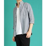 ネイビー(57) | エンブロイダリードビーシャツ | MK MICHEL KLEIN homme
