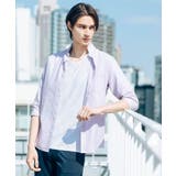 ラベンダー(60) | エンブロイダリードビーシャツ | MK MICHEL KLEIN homme