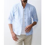 ライトブルー(50) | ハードマンリネンシャツ | MK MICHEL KLEIN homme