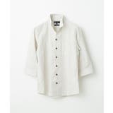 アイボリー(80) | ハードマンリネンシャツ | MK MICHEL KLEIN homme