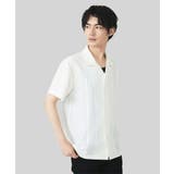 ホワイト(90) | 【残りわずか!/在庫限り】オープンカラーシャツ | MK MICHEL KLEIN homme