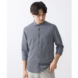 ストライプサッカーシャツ | MK MICHEL KLEIN homme | 詳細画像4