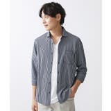 ストライプサッカーシャツ | MK MICHEL KLEIN homme | 詳細画像5