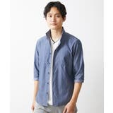 【ON/OFF対応】七分袖リバーストライプシャツ | MK MICHEL KLEIN homme | 詳細画像3