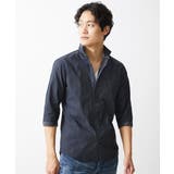 【ON/OFF対応】七分袖リバーストライプシャツ | MK MICHEL KLEIN homme | 詳細画像36