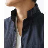 【ON/OFF対応】七分袖リバーストライプシャツ | MK MICHEL KLEIN homme | 詳細画像41
