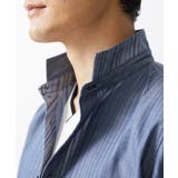 【ON/OFF対応】七分袖リバーストライプシャツ | MK MICHEL KLEIN homme | 詳細画像5