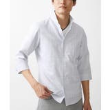 七分丈 ドビーチェックシャツ | MK MICHEL KLEIN homme | 詳細画像2