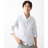 七分丈 ドビーチェックシャツ | MK MICHEL KLEIN homme | 詳細画像4