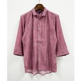 パープル | スタンドカラーシャツ / カラーヨウリュウ | MK MICHEL KLEIN homme