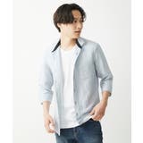 【大きいサイズあり】七分袖シャツ/リネンレーヨン | MK MICHEL KLEIN homme | 詳細画像12